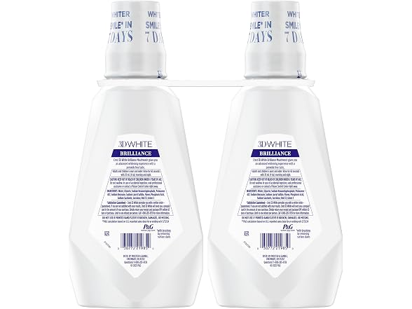 Crest 3DWhite Mouthwash, 33.8 fl oz