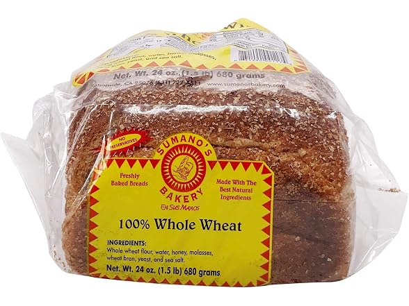 Sumanos Bakery 100% Whole Wheat Bread