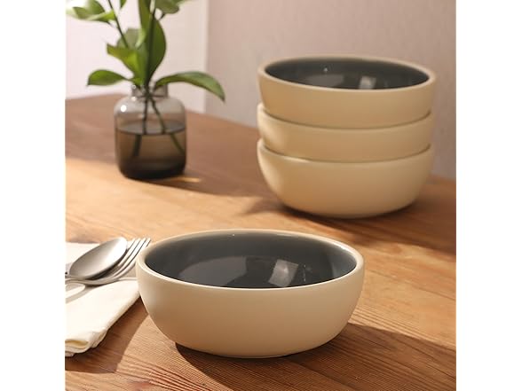 Gibson Elite Port Gaia Bowls 4-Pc Blue