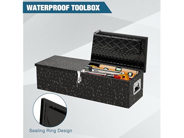 OUTLANE Heavy Duty Aluminum Underbody Truck Tool Box 
