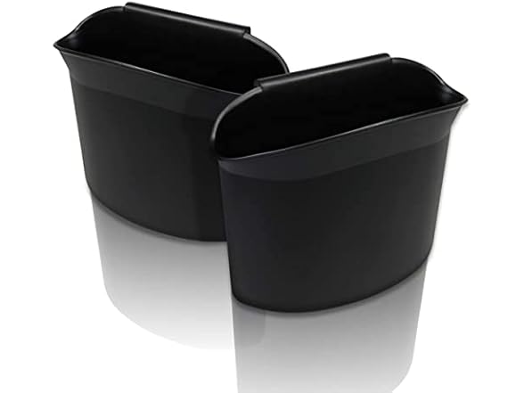 ZONETECH Mini Car Garbage Can, 2 Pack