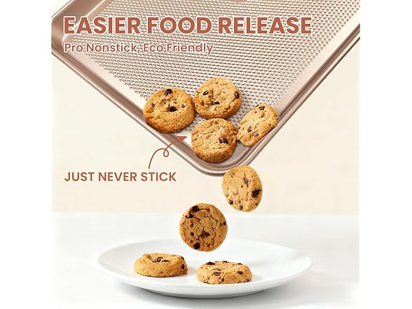 2 Pack Baking Sheets with 2 Wire Racks