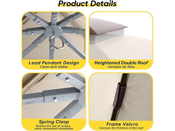 ZZW Outdoor Patio Gazebo