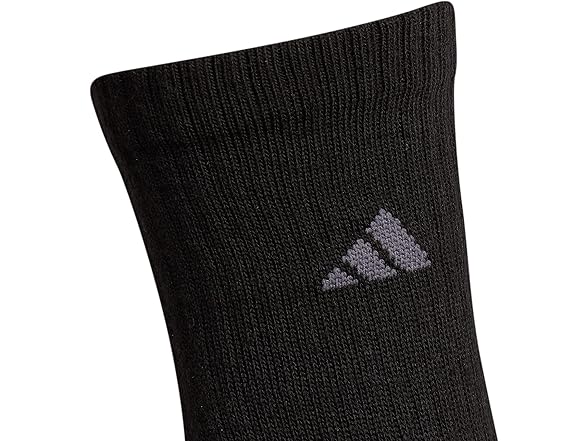 Adidas 6-Pair Cushion Stripe Crew Socks