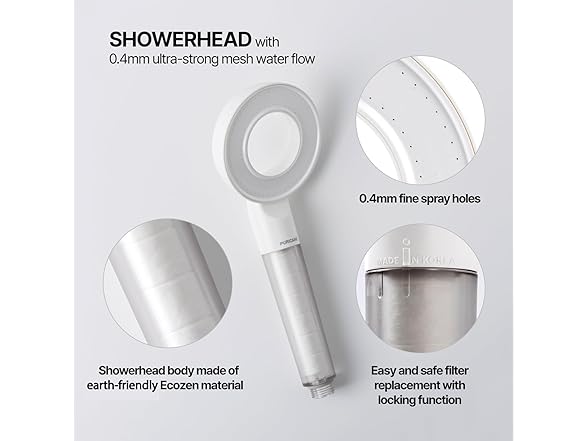 Puricane Donuts Shower Head & Hose