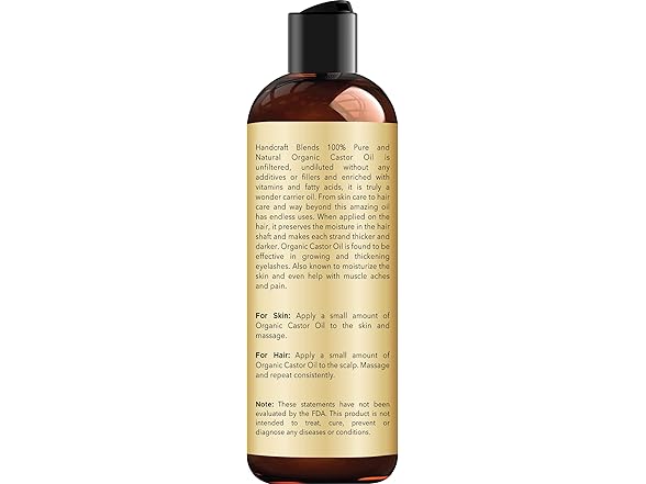 Handcraft Blends Organic Castor Oil