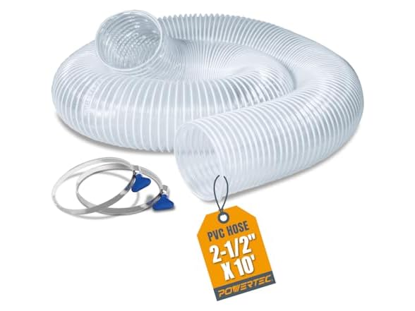 Powertec PVC Dust Collection Hose
