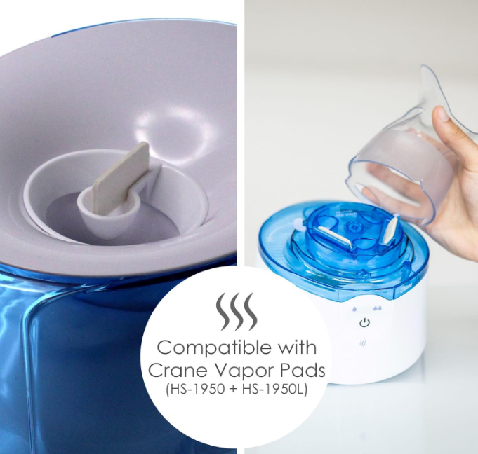 Crane 2-in-1 Humidifier and Steam Inhaler - Gallery 15