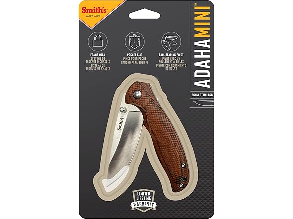SMITH’S Folding Knife, 2.75-Inch Blade