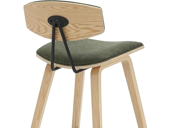 Armen Living Fox Bar Height Bar Stool, Set of 2