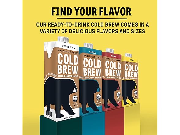 Wandering Bear Caramel Cold Brew, 32oz