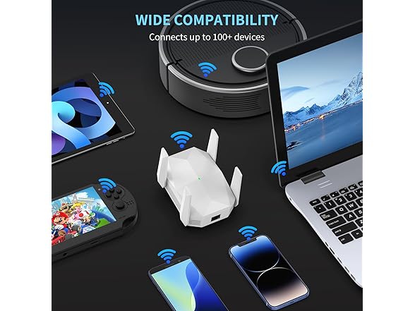 ingabis 2025 AX3000 WiFi 6 Range Extender, WiFi Extender