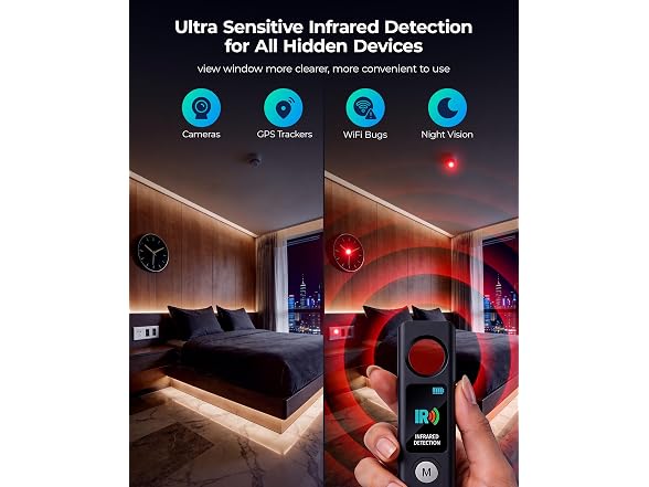 Apeemu Anti-Spy Camera Bug Detector