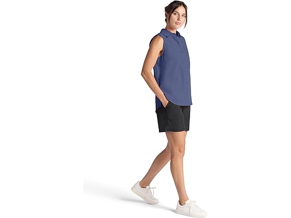 Gaiam Womens On The Move Woven Tank Top