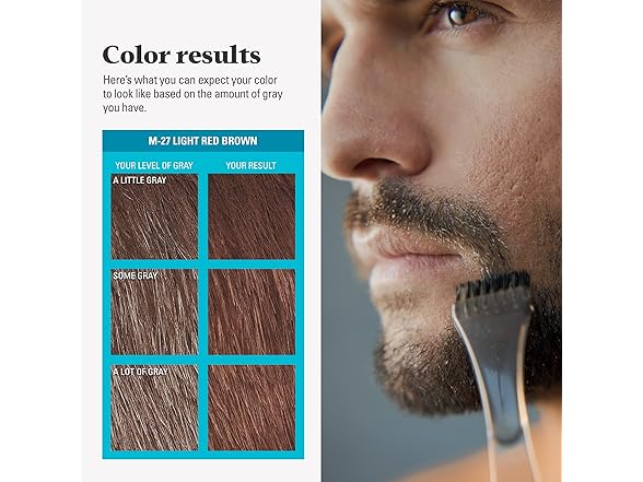 Just For Men Mustache & Beard Light Red Brown