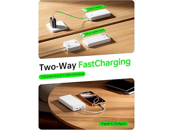 YILANS 50000mAh Charger with Build-in Cables