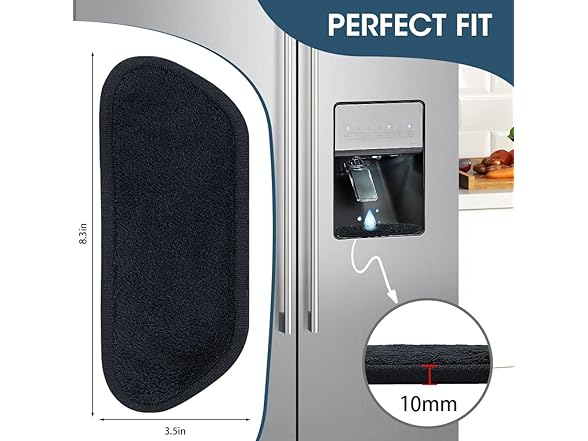 (4 Count) Magnetic Refrigerator Water Drip Trays