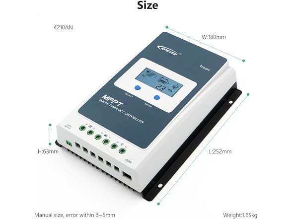 EPEVER 30A MPPT Solar Charge Controller