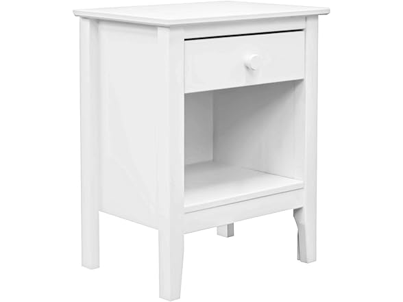 Jela Easy Pieces Soild Wood One Drawer Nightstand