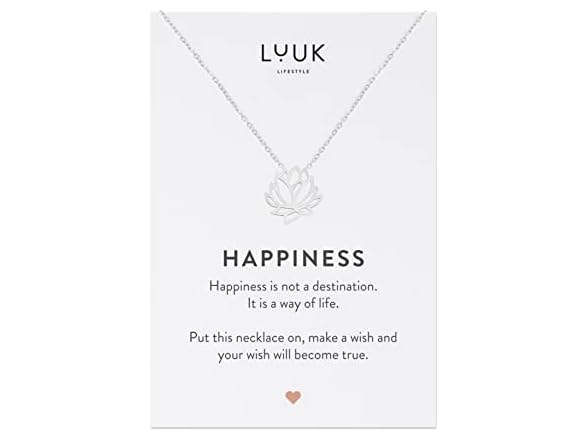 LUUK Silver Lotus Pendant