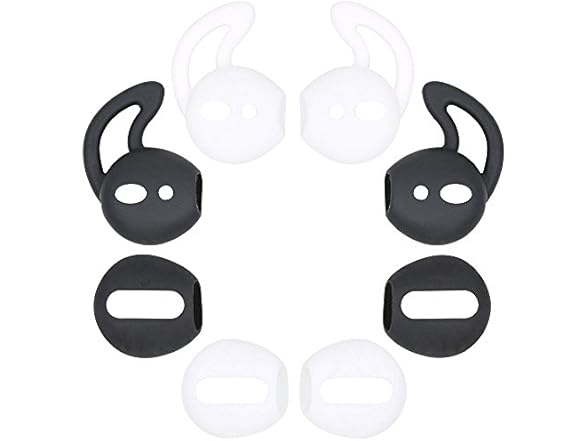 JNSA 4 Pair Ear Tips Silicone Cover