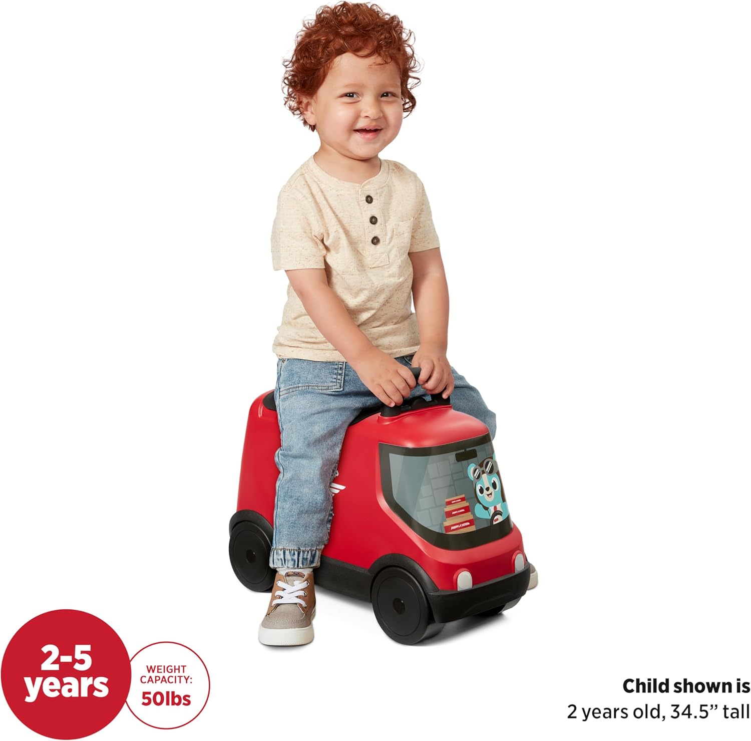 Radio Flyer Van Ride On Toy for Kids - Gallery 14
