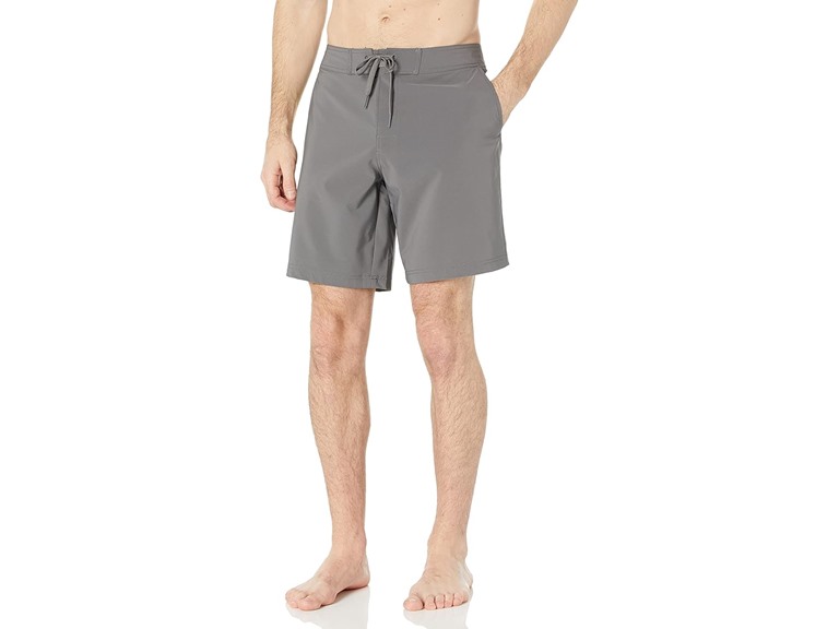 Amazon Essentials Men's Board Shorts, Charcoal, Large