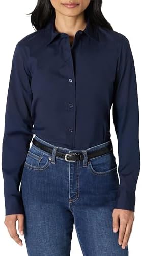 Amazon Essentials Women Slim-fit Stretch Shirt - Gallery 15