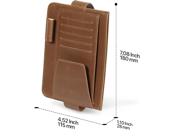 Londo Leather Car Visor Organizer
