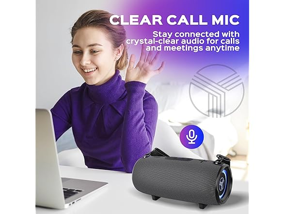 (NEW) TREBLAB Ultra Loud Wireless Speaker