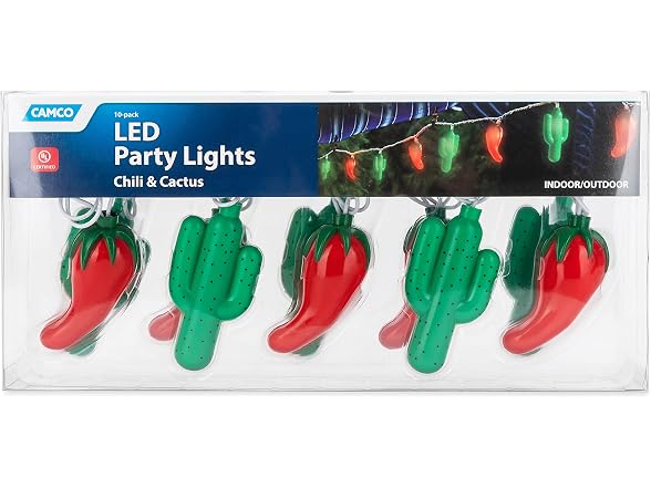Camco Chili and Cactus Party Light