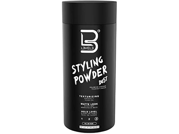 (3 Pack) Level 3 Styling Powder, Dust, 2.1 oz