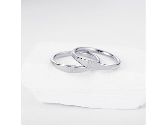 YURZA Stacking Ring Set Silver (N, 6)