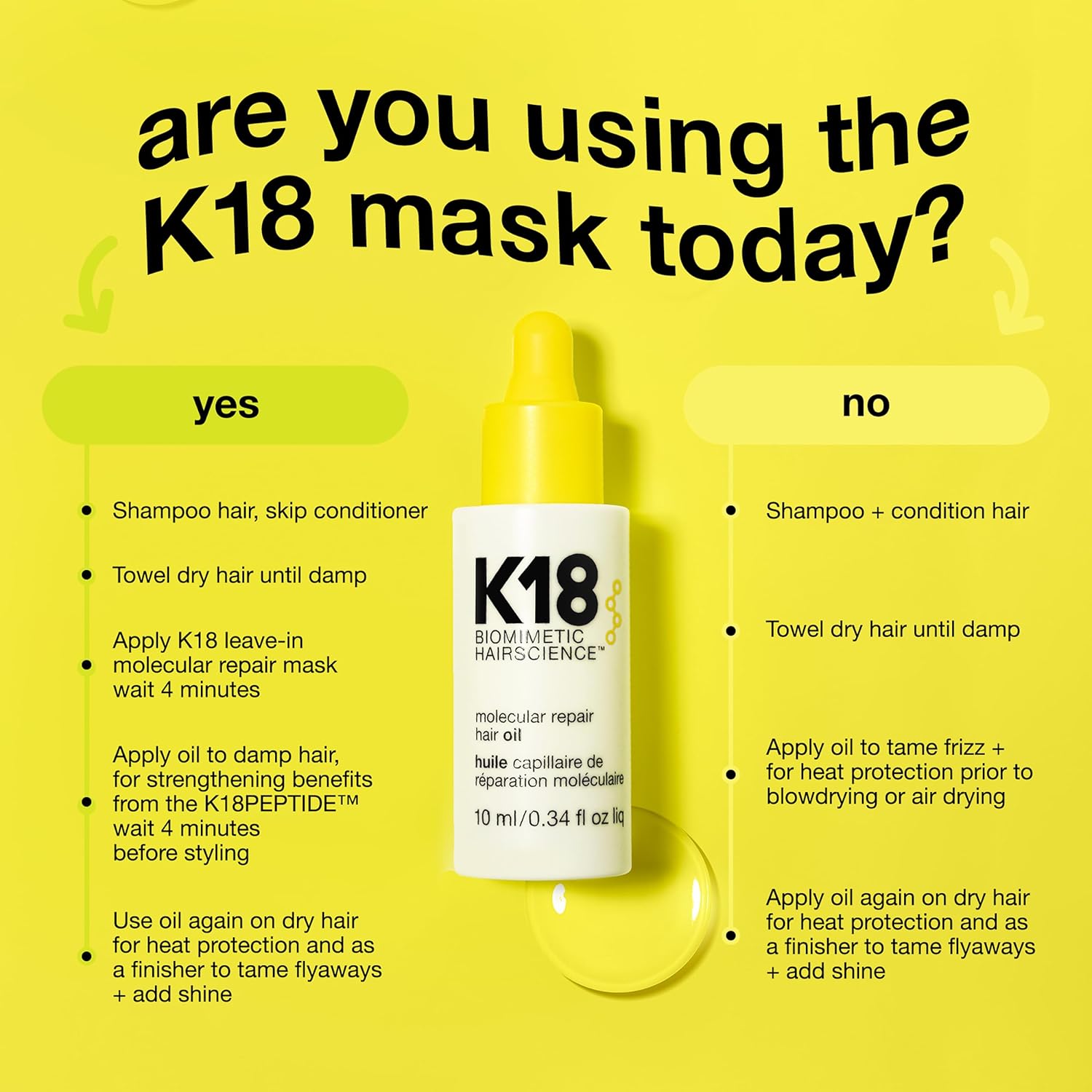 K18 Molecular Repair Hair Oil - Gallery 12