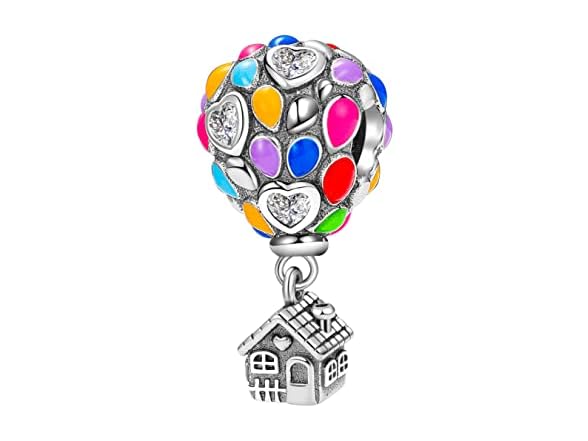 dazlily Colorful Hot Air Balloon Charm