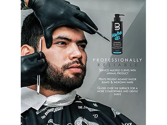 (3 Pack) Level 3 Transparent Shaving Gel, Ice, 16.9 oz