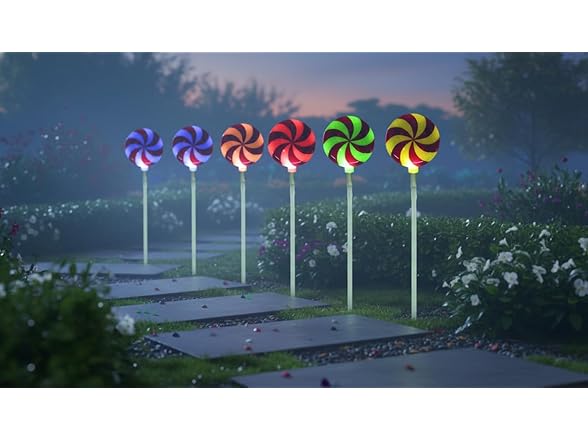 Brite Star Candy Lollipop Path Lights