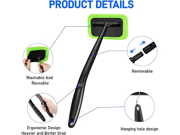 X XINDELL XINDELL Windshield Cleaning Tool,