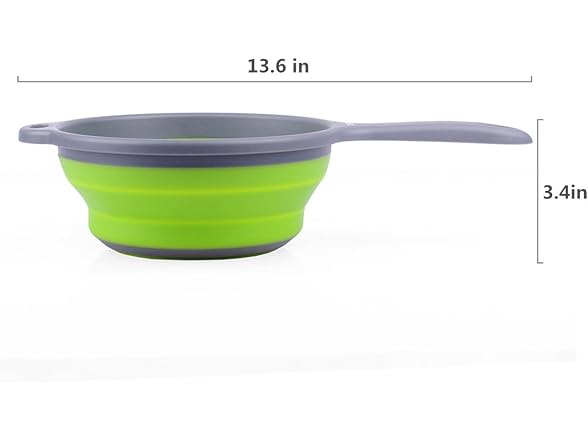 ZOER Kitchen Foldable Pasta Colander
