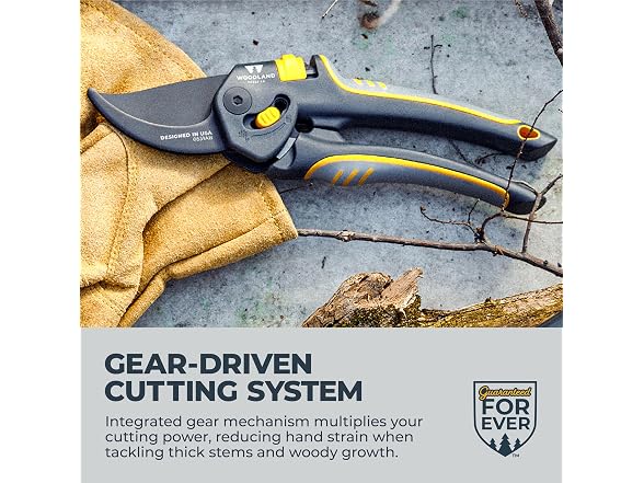 Woodland Tools Co. Super Duty Bypass Pruning Shears – 3/4"