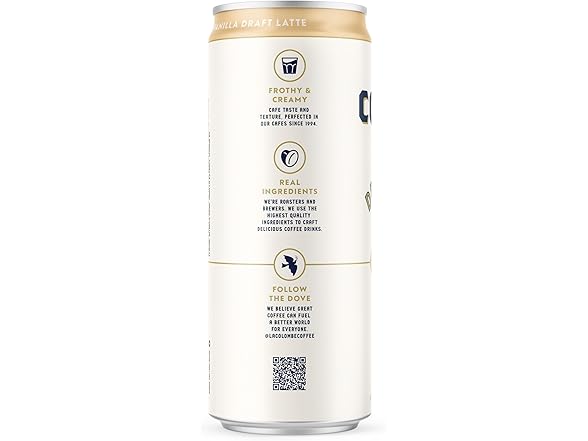 1CT La Colombe Vanilla Draft Latte, 11 Fl. Oz.