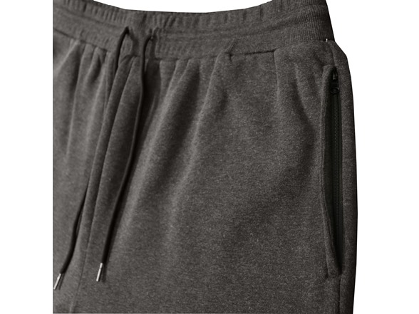 3Pk Womens Loose Fit Fleece Zip Joggers