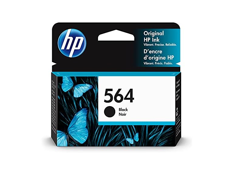 HP 564 Black Ink Cartridge | Works with DeskJet 3500; Off