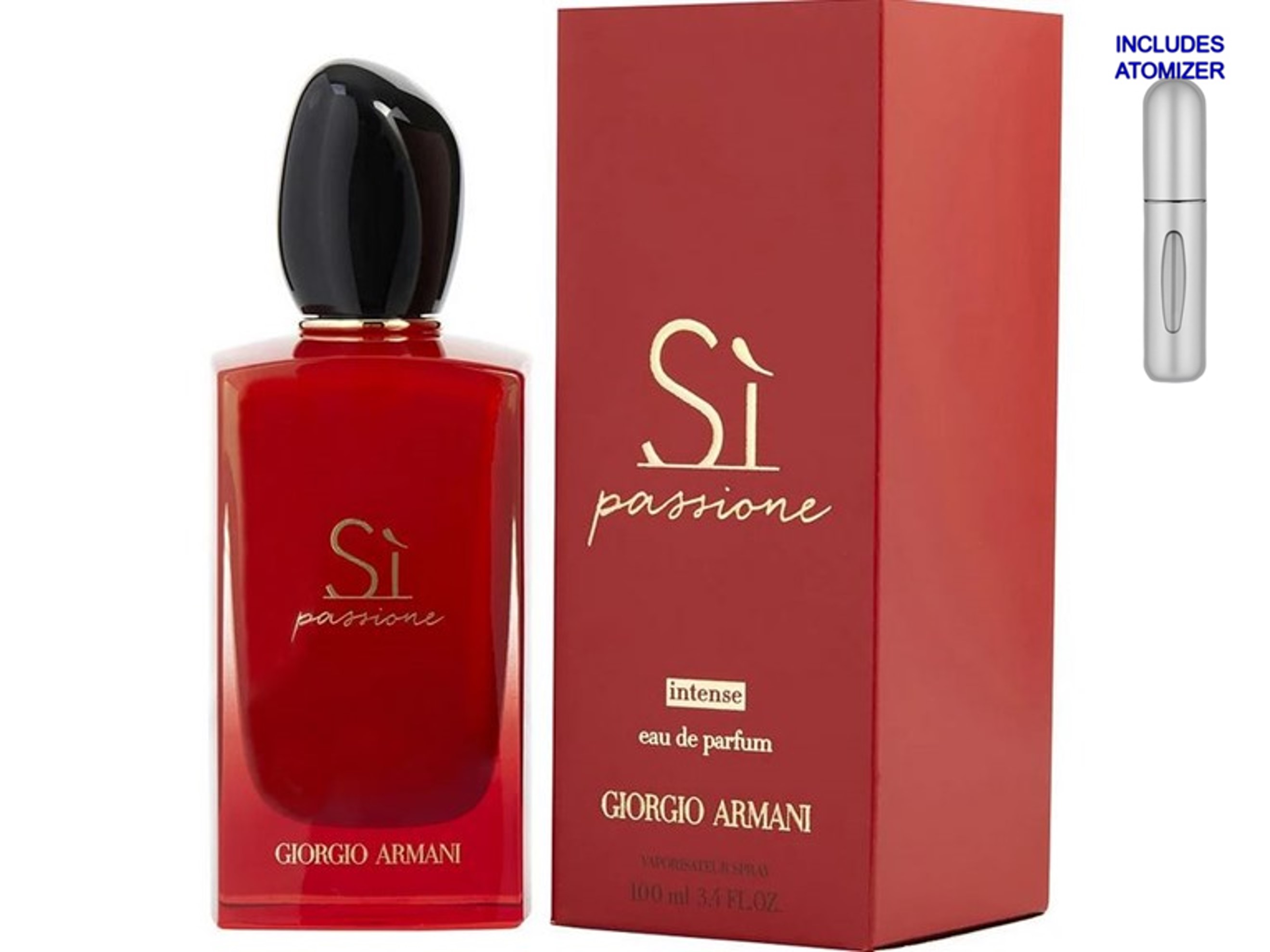 Giorgio Armani Si Passione Intense EDP w/Atomizer (Open Box) - Gallery 6