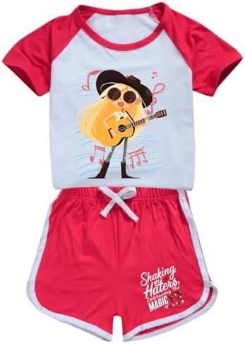 2 PC Girls Princess T-Shirt & Shorts