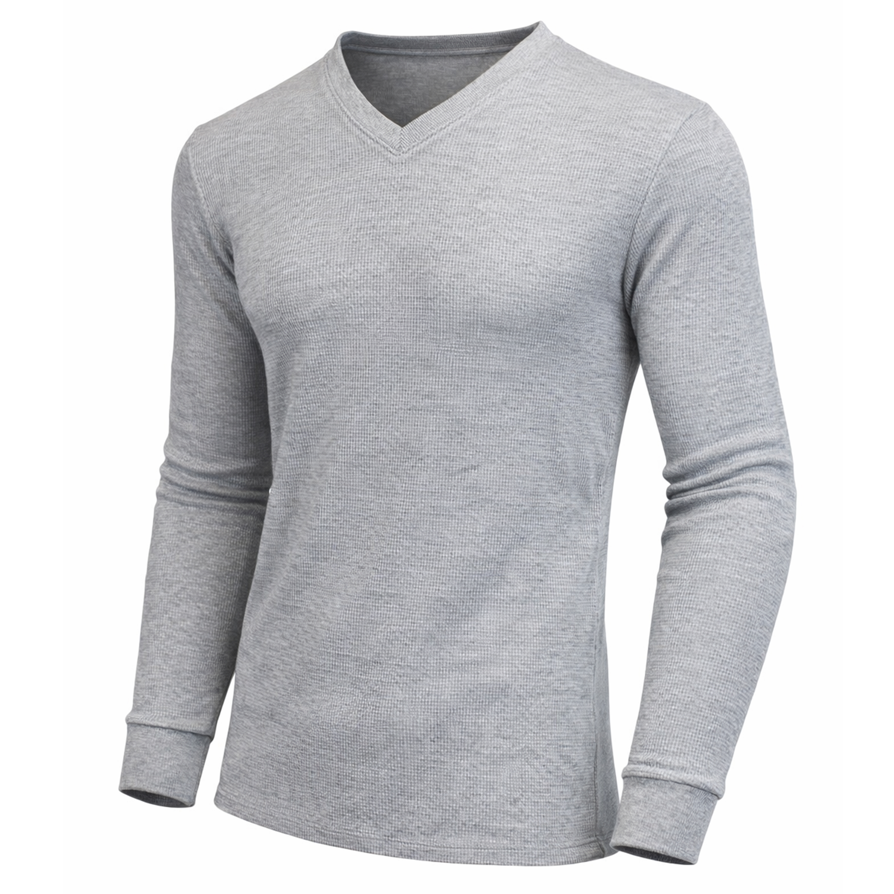 3Pk Mens L/S Thermal V-Neck Shirt - Gallery 15