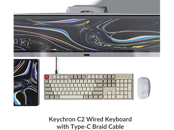 Keychron C2 Full Size Wired Mechanical Keyboard