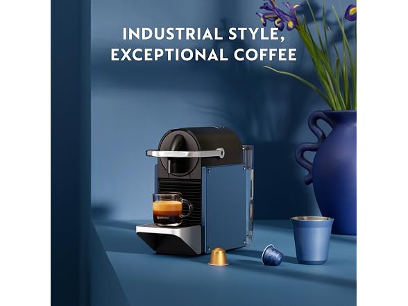 Nespresso Original Pixie Espresso Machine by De'Longhi, Navy