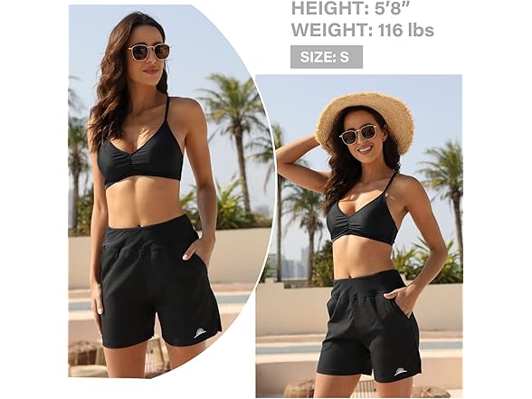 Women's Tummy Control Swim Shorts
