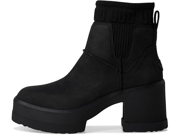 UGG Women's Moxy Chelsea Boot, Black, 5.